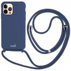 Carcasa COOL para iPhone 13 Pro Max Cordón Liso Marino