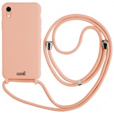 Carcasa COOL para iPhone XR Cordón Liso Rosa