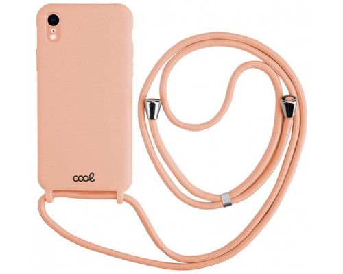 Carcasa COOL para iPhone XR Cordón Liso Rosa