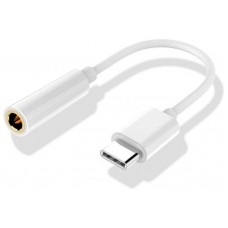 Adaptador Conector Tipo C a Jack 3,5 mm (Digital) COOL (Universal) Blanco