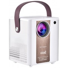 Proyector Compacto COOL Rainbow 3000 Lúmenes Altavoz Integrado + HDMI/SD/USB + Wifi Mirror (Blanco)