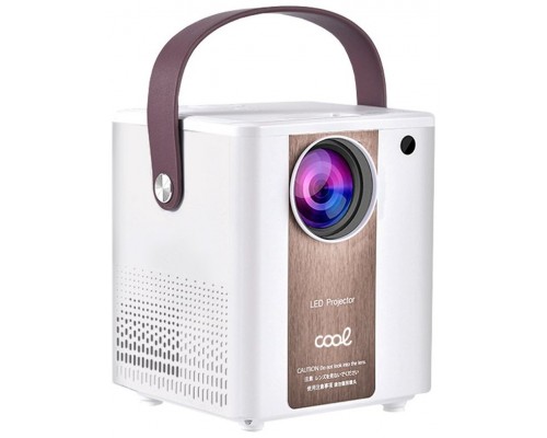 Proyector Compacto COOL Rainbow 3000 Lúmenes Altavoz Integrado + HDMI/SD/USB + Wifi Mirror (Blanco)