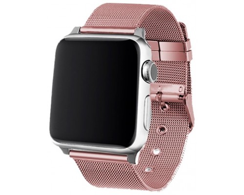 Correa COOL para Apple Watch Series 1 / 2 / 3 / 4 / 5 / 6 / 7 / 8 / 9 / SE (42 / 44 / 45 mm) Metal Rosa