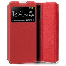 Funda COOL Flip Cover para Xiaomi Redmi Note 11 Pro / Note 11 Pro 5G / Note 12 Pro 4G Liso Rojo