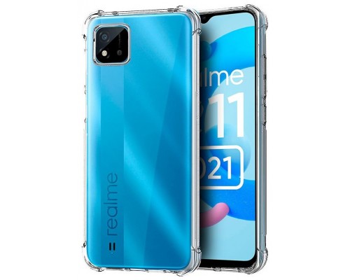 Carcasa COOL para Realme C11 2021 Antishock Transparente
