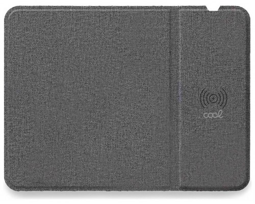 Alfombrilla Ratón COOL Mousepad + Base Carga Inalámbrica Qi 15W