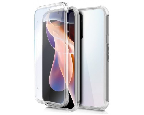 Funda COOL Silicona 3D para Xiaomi Redmi Note 11 Pro / Note 11 Pro 5G / Note 12 Pro 4G (Transparente Frontal + Trasera)