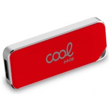 Pen Drive USB x64 GB 2.0 COOL Board Rojo