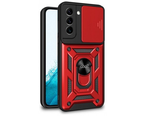 Carcasa COOL para Samsung S901 Galaxy S22 Hard Ring Rojo
