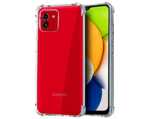Carcasa COOL para Samsung A035 Galaxy A03 Antishock Transparente