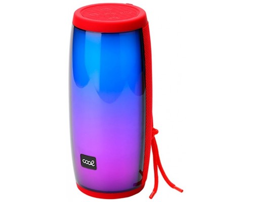 Altavoz Música Universal Bluetooth Cuerda COOL LED (14W) Rojo