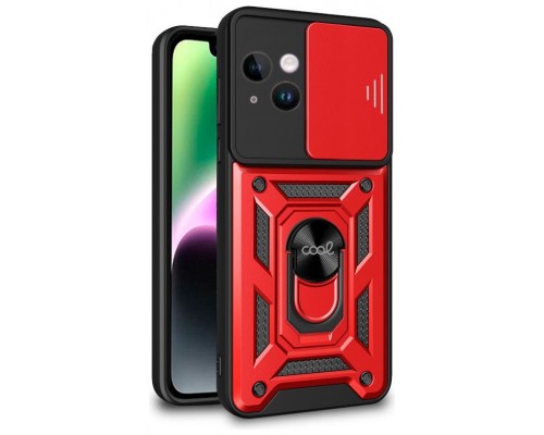 Carcasa COOL para iPhone 14 Hard Ring Rojo