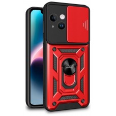 Carcasa COOL para iPhone 14 Plus Hard Ring Rojo