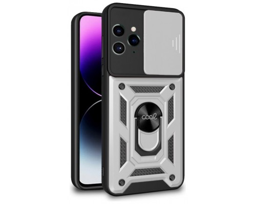 Carcasa COOL para iPhone 14 Pro Max Hard Ring Plata