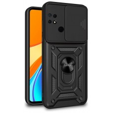Carcasa COOL para Xiaomi Redmi 9C / 10A Hard Ring Negro