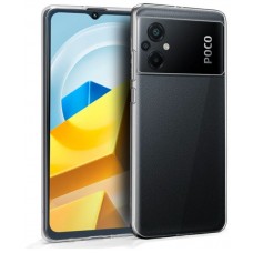 Funda COOL Silicona para Xiaomi Poco M5 (Transparente)