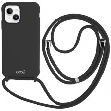 Carcasa COOL para iPhone 14 Plus Cordón Liso Negro