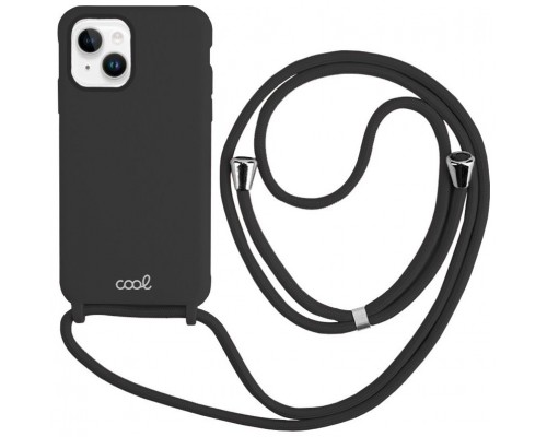 Carcasa COOL para iPhone 14 Plus Cordón Liso Negro