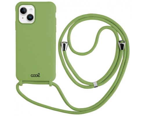 Carcasa COOL para iPhone 14 Plus Cordón Liso Pistacho