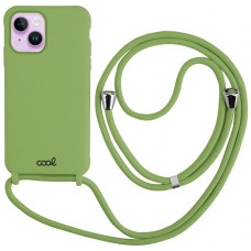 Carcasa COOL para iPhone 14 Cordón Liso Pistacho