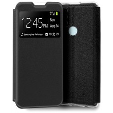 Funda COOL Flip Cover para ZTE Blade A52 Liso Negro