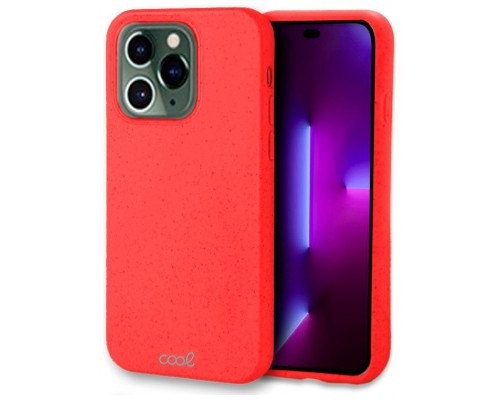 Carcasa COOL para iPhone 14 Pro Eco Biodegradable Rojo