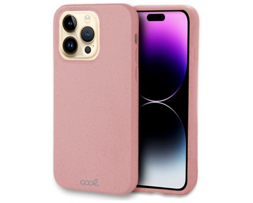 Carcasa COOL para iPhone 14 Pro Max Eco Biodegradable Rosa
