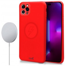 Carcasa COOL Para iPhone 14 Pro Magnética Cover Rojo
