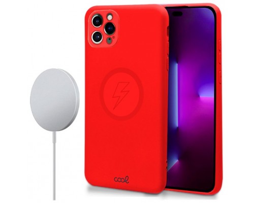 Carcasa COOL Para iPhone 14 Pro Magnética Cover Rojo