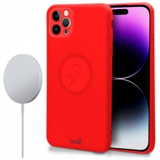 Carcasa COOL Para iPhone 14 Pro Max Magnética Cover Rojo