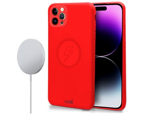 Carcasa COOL Para iPhone 14 Pro Max Magnética Cover Rojo