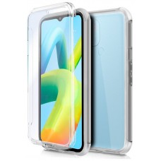 Funda COOL Silicona 3D para Xiaomi Redmi A1 / A2 (Transparente Frontal + Trasera)