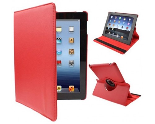 Funda COOL para iPad 2 / iPad 3 / 4 Giratoria Polipiel color Rojo (Soporte)