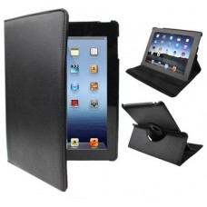 Funda COOL para iPad 2 / iPad 3 / 4 Giratoria Polipiel color Negro (Soporte)