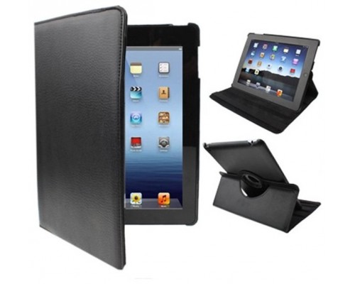 Funda COOL para iPad 2 / iPad 3 / 4 Giratoria Polipiel color Negro (Soporte)