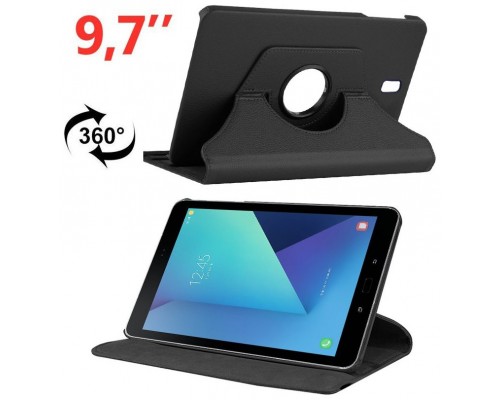 Funda COOL para Samsung Galaxy Tab S3 T820 / T825 Polipiel Negro 9.7 pulg