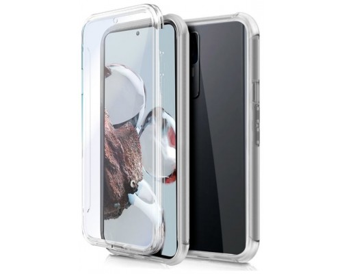 Funda COOL Silicona 3D para Xiaomi 12T / 12T Pro (Transparente Frontal + Trasera)