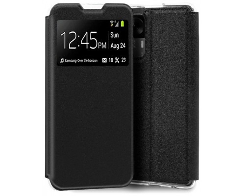 Funda COOL Flip Cover para Xiaomi 12T / 12T Pro Liso Negro