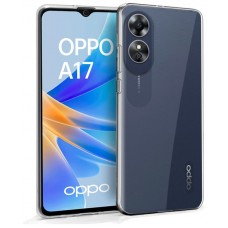 Funda COOL Silicona para Oppo A17 (Transparente)