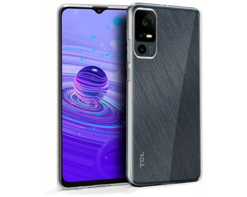 Funda COOL Silicona para TCL 40R 5G (Transparente)