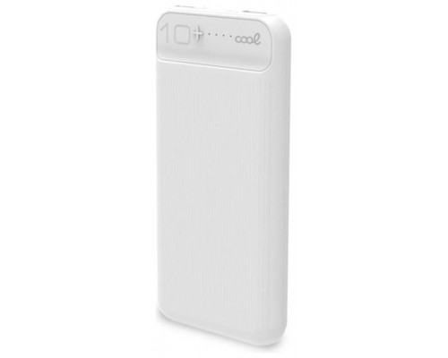 Bateria Externa Universal Power Bank 10.000 mAh (2 x usb / 2A) COOL Boston Blanco