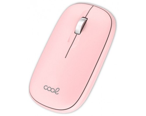 Ratón Inalámbrico COOL Slim Silencioso 2 en 1 (Bluetooth + Adap. USB) Negro