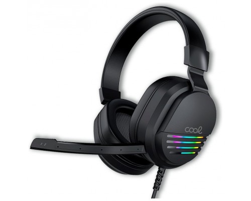 Auriculares Stereo PC / PS4 / PS5 / Xbox Gaming COOL Nitro Iluminación + Adapt. Audio