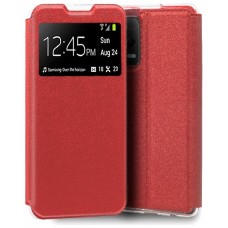 Funda COOL Flip Cover para Xiaomi Redmi Note 12 5G / Poco X5 5G Liso Rojo