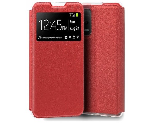 Funda COOL Flip Cover para Xiaomi Redmi Note 12 5G / Poco X5 5G Liso Rojo