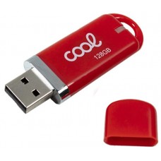 Pen Drive x USB 128 GB 2.0 COOL Cover Rojo