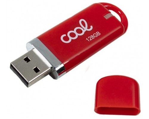 Pen Drive x USB 128 GB 2.0 COOL Cover Rojo