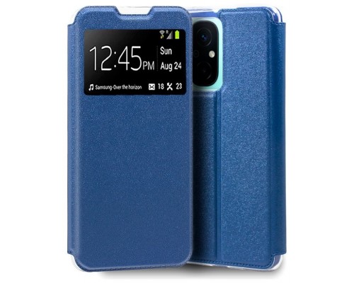 Funda COOL Flip Cover para Xiaomi Redmi 12C Liso Azul