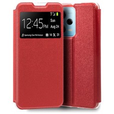 Funda COOL Flip Cover para Xiaomi Redmi Note 12 Pro 5G Liso Rojo