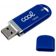 Pen Drive x USB 128 GB 2.0 COOL Cover Azul